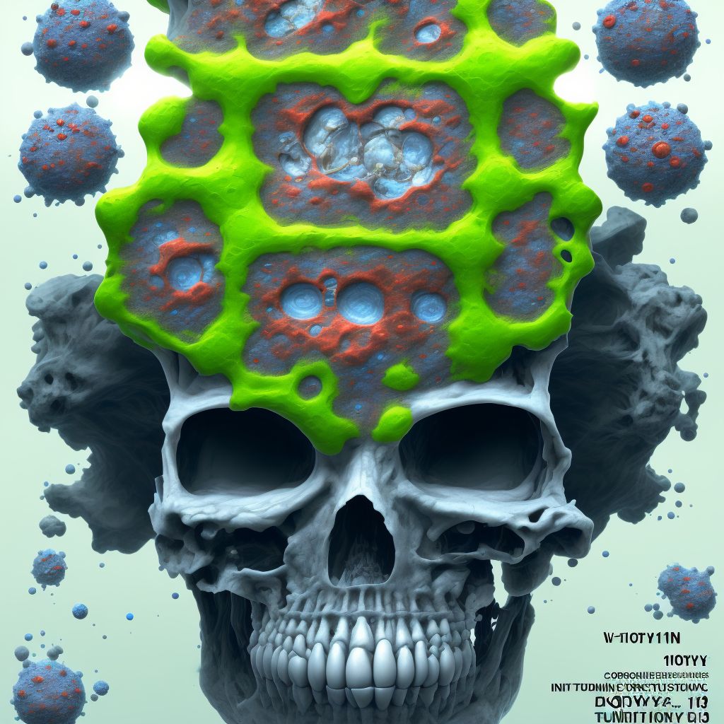 Corrosions involving 10-19% of body surface with 10-19% third degree corrosion digital illustration