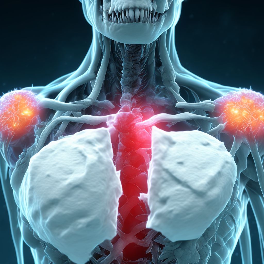 Frostbite with tissue necrosis of abdominal wall, lower back and pelvis, initial encounter digital illustration