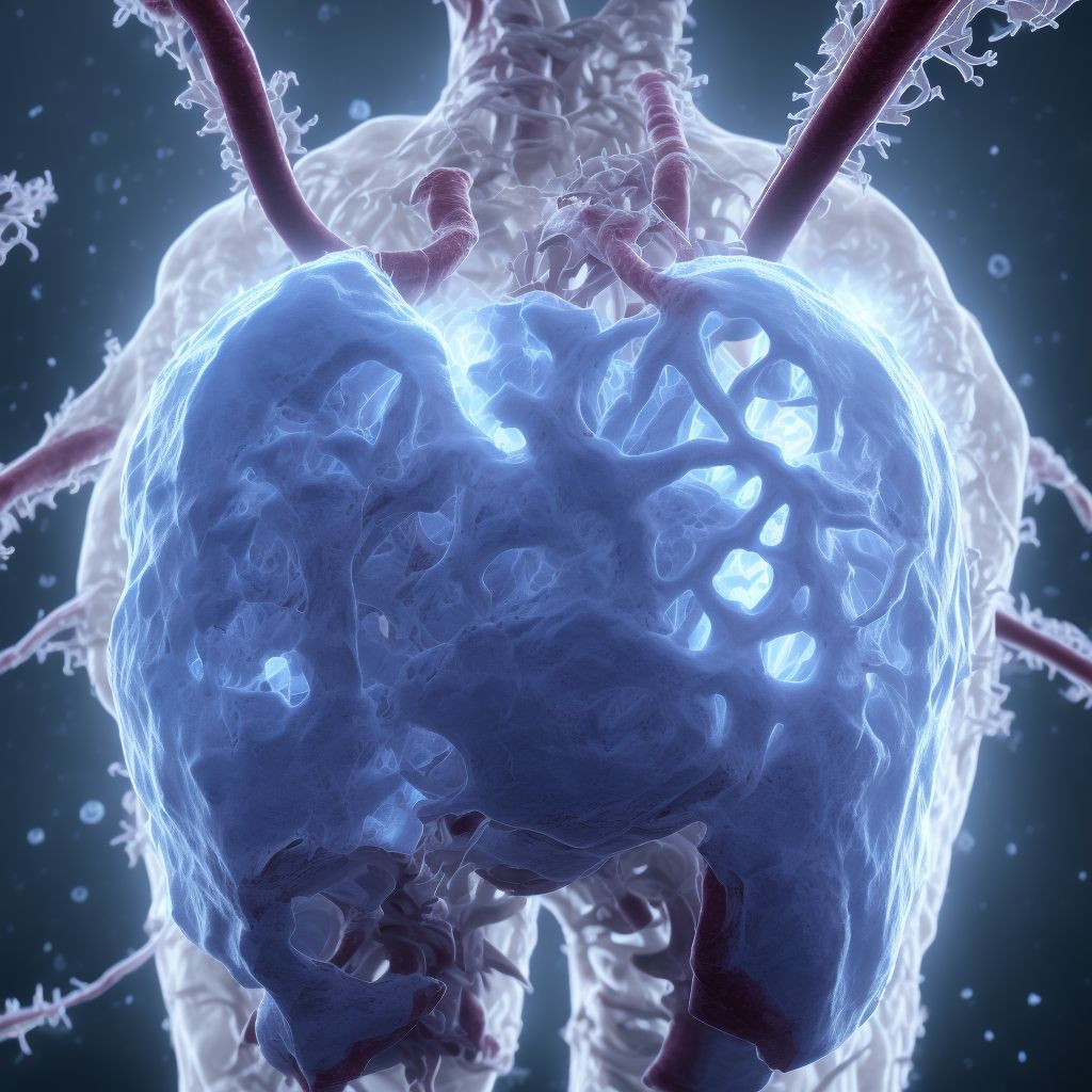 Frostbite with tissue necrosis of unspecified hip and thigh, initial encounter digital illustration