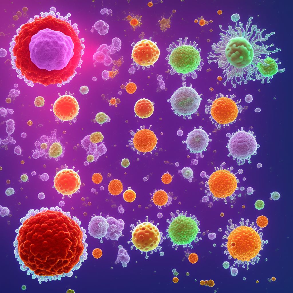 Underdosing of antimalarials and drugs acting on other blood protozoa, sequela digital illustration