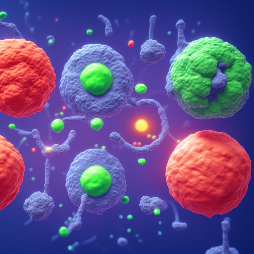 Underdosing of thyroid hormones and substitutes, sequela digital illustration