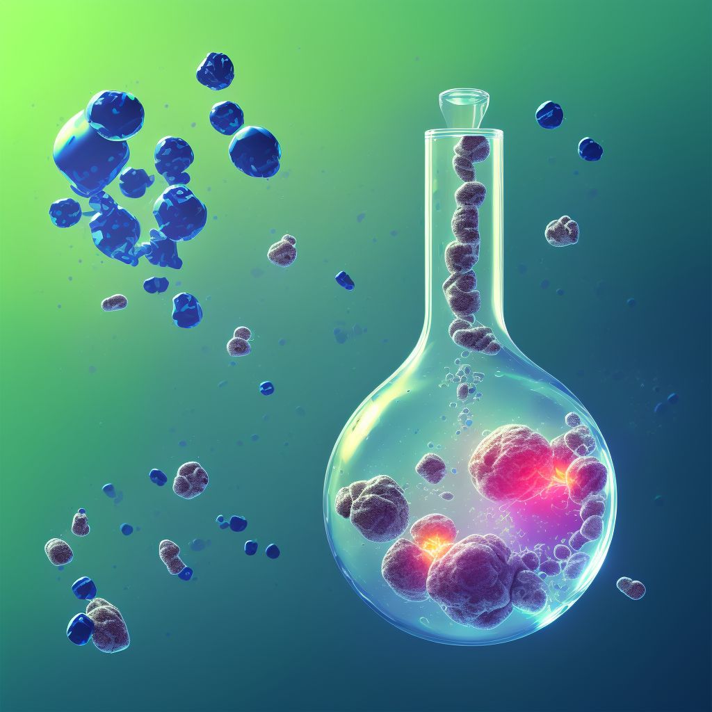 Poisoning by insulin and oral hypoglycemic [antidiabetic] drugs, accidental (unintentional), sequela digital illustration