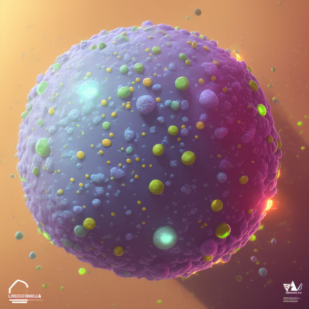 Underdosing of propionic acid derivatives, sequela digital illustration