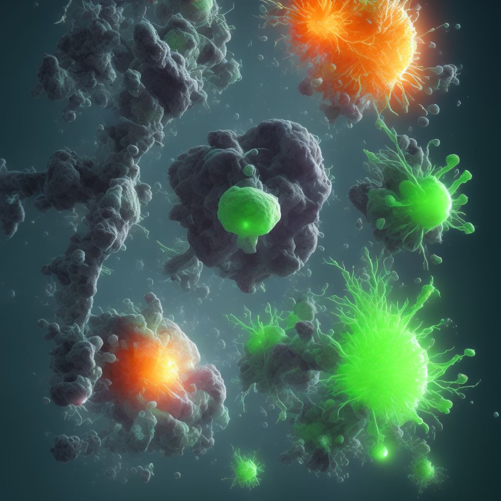 Poisoning by therapeutic gases, assault, initial encounter digital illustration