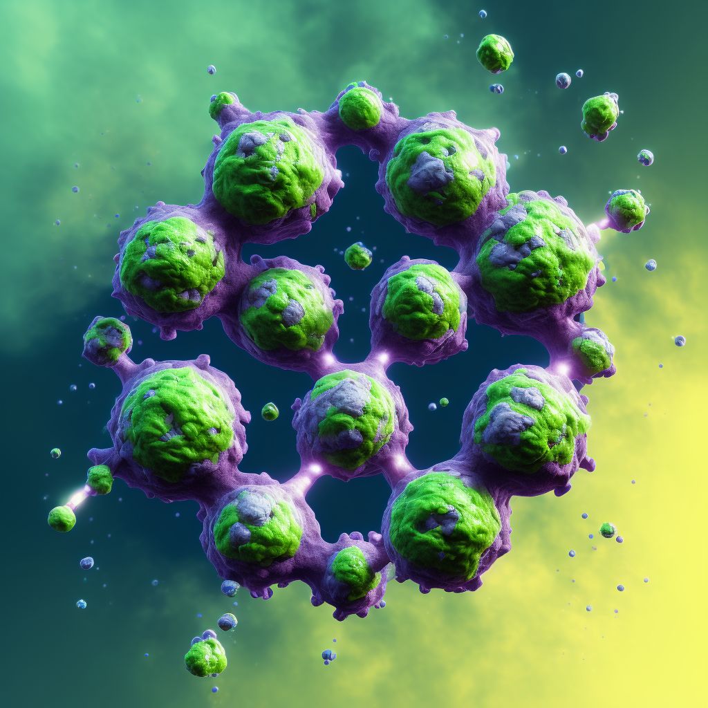 Adverse effect of succinimides and oxazolidinediones, sequela digital illustration