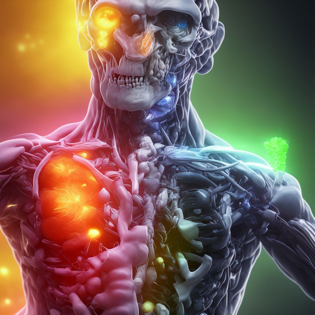 Poisoning by antiparkinsonism drugs and other central muscle-tone depressants, assault, initial encounter digital illustration