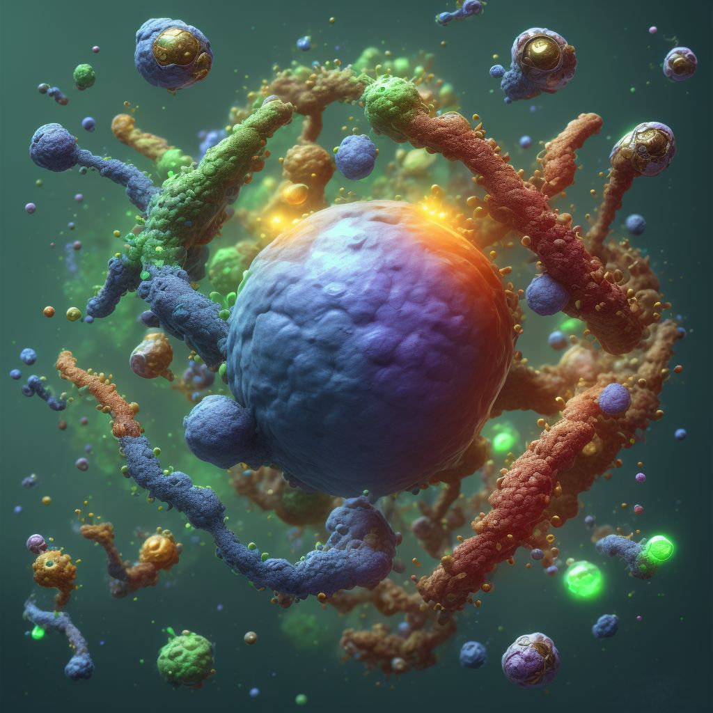 Underdosing of other parasympathomimetics [cholinergics], sequela digital illustration