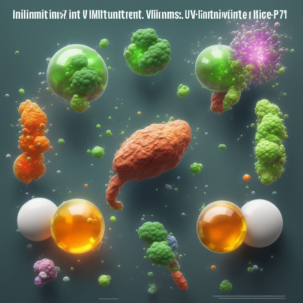 Poisoning by vitamins, undetermined, initial encounter digital illustration