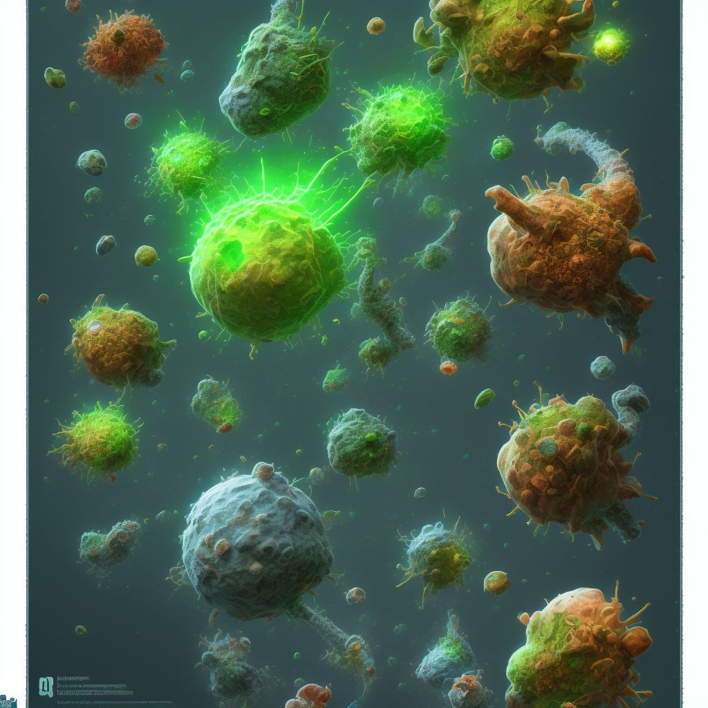 Poisoning by enzymes, accidental (unintentional), initial encounter digital illustration