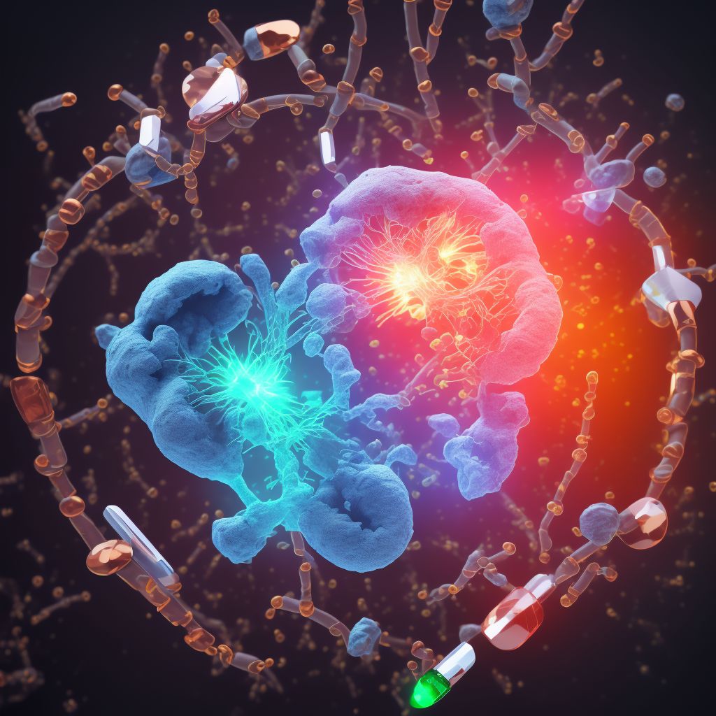 Poisoning by cardiac-stimulant glycosides and drugs of similar action, assault, initial encounter digital illustration