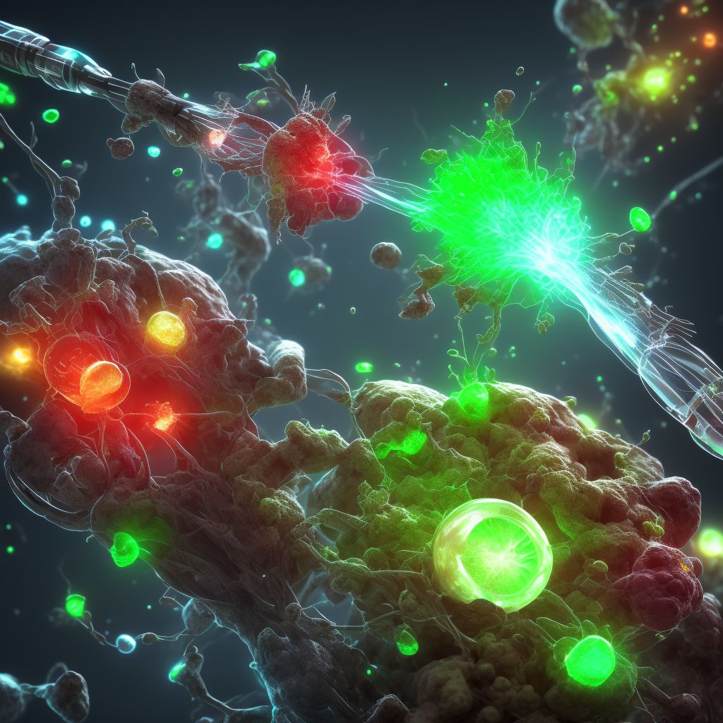 Poisoning by cardiac-stimulant glycosides and drugs of similar action, undetermined, sequela digital illustration