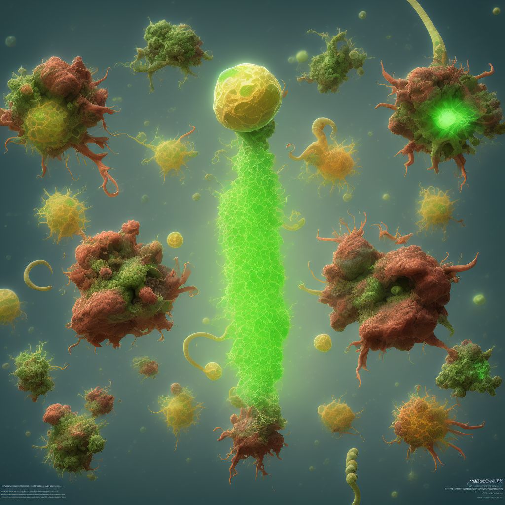 Poisoning by unspecified agents primarily affecting the gastrointestinal system, undetermined, sequela digital illustration