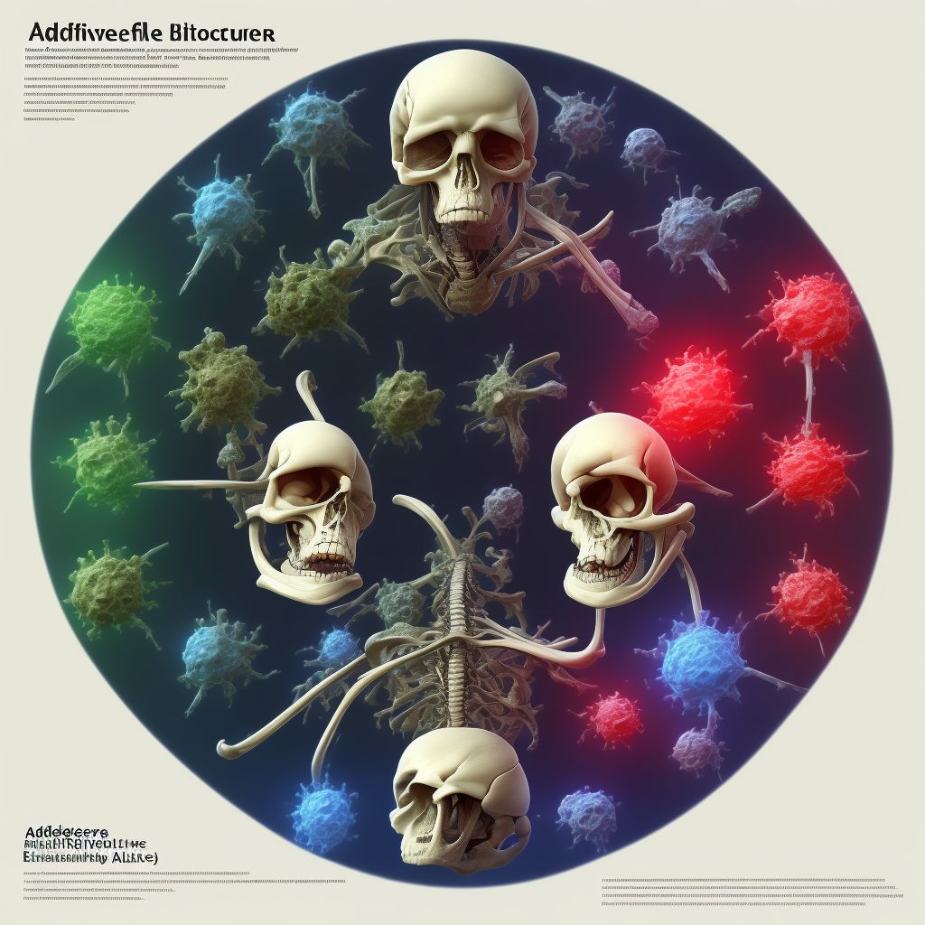 Adverse effect of skeletal muscle relaxants [neuromuscular blocking agents], subsequent encounter digital illustration