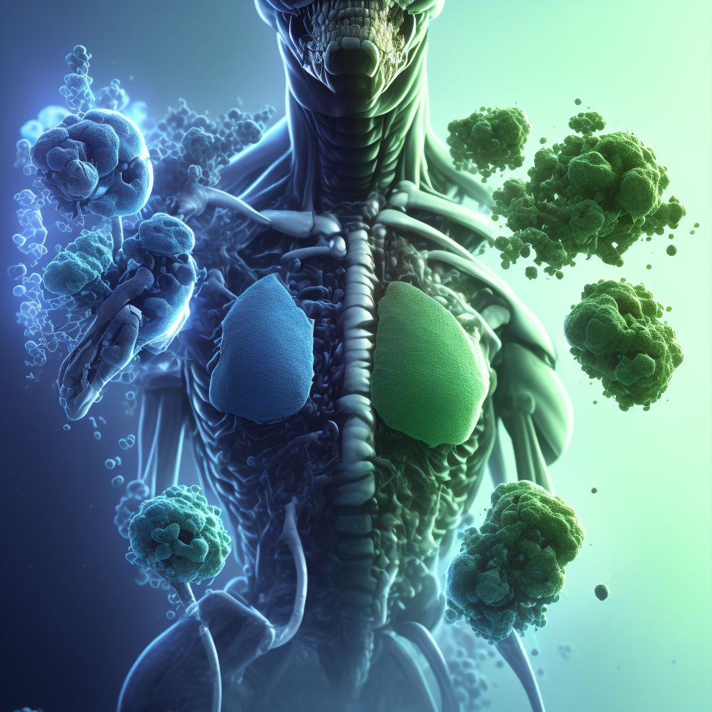 Poisoning by other agents primarily acting on the respiratory system, assault, initial encounter digital illustration