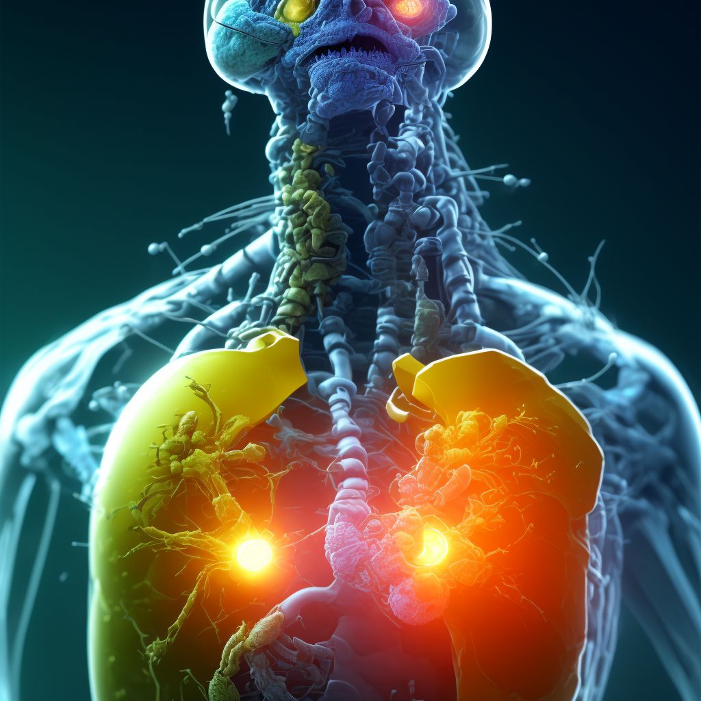 Poisoning by other agents primarily acting on the respiratory system, assault, subsequent encounter digital illustration