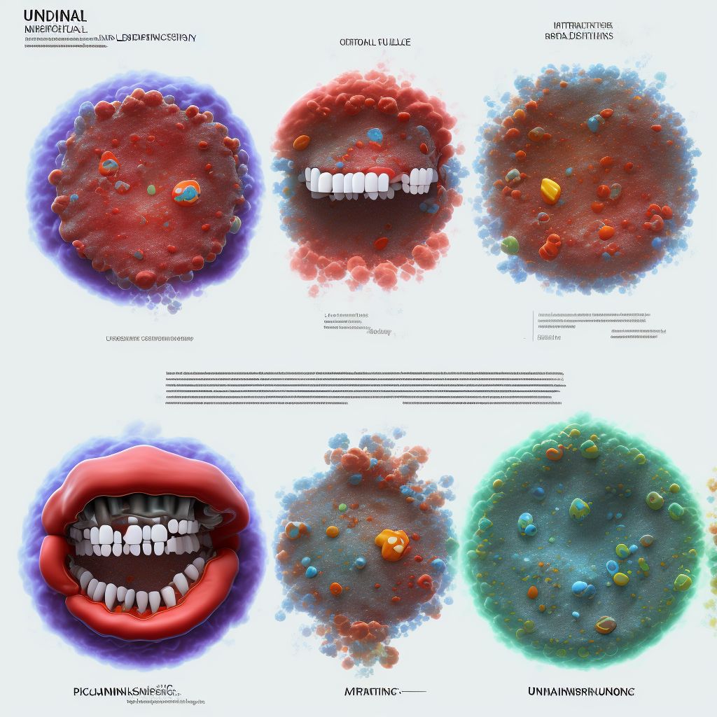 Underdosing of dental drugs, topically applied, sequela digital illustration