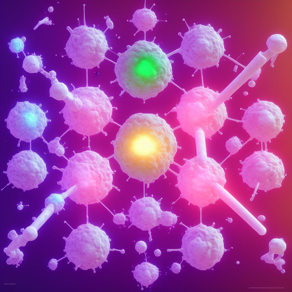 Adverse effect of multiple unspecified drugs, medicaments and biological substances, sequela digital illustration