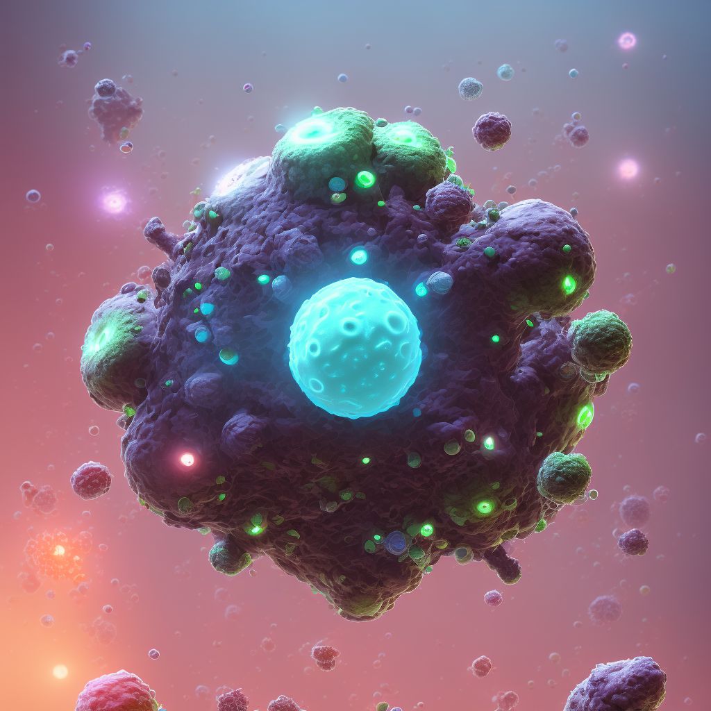 Underdosing of other bacterial vaccines, sequela digital illustration