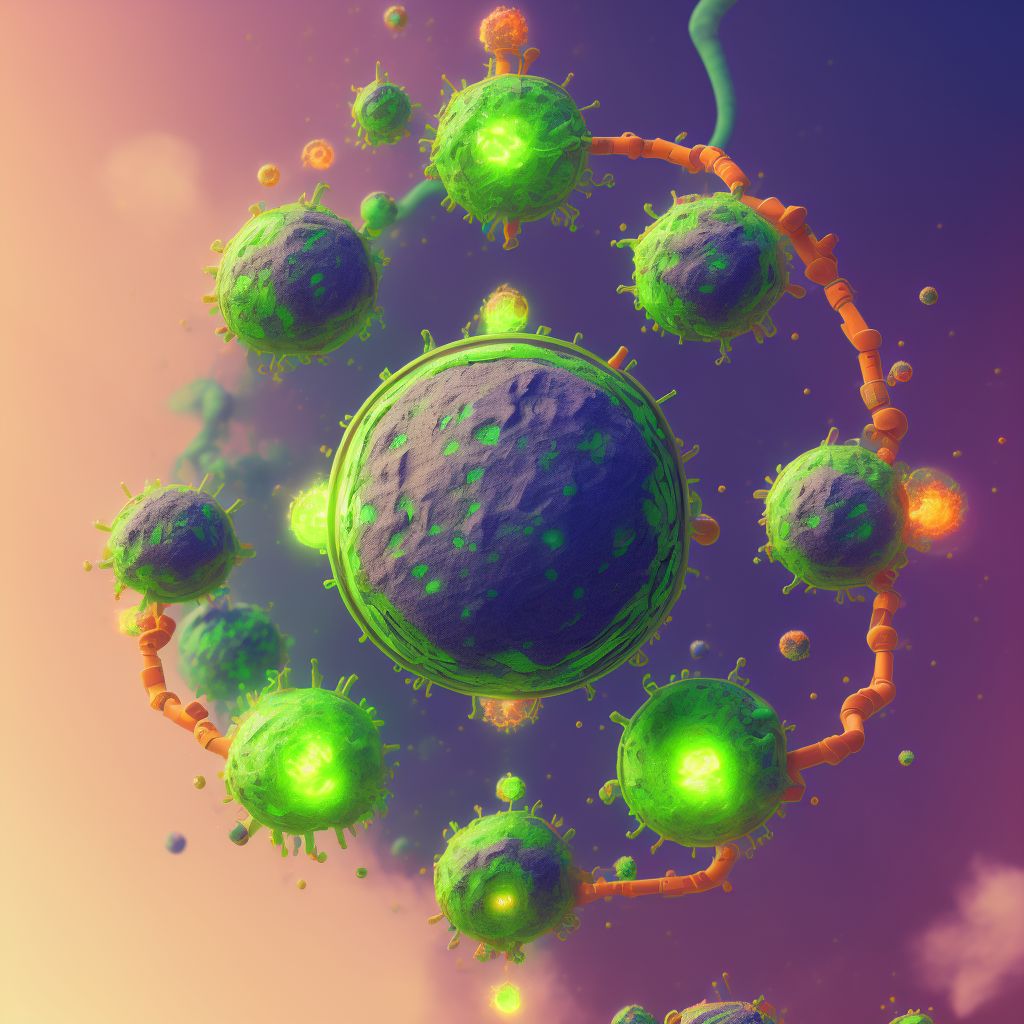 Toxic effect of carbon tetrachloride, accidental (unintentional), sequela digital illustration