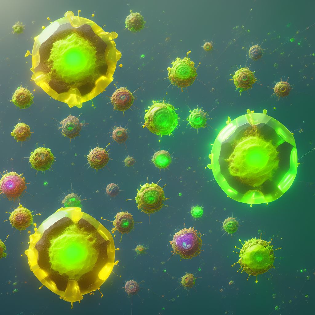 Toxic effect of dichloromethane, accidental (unintentional), sequela digital illustration