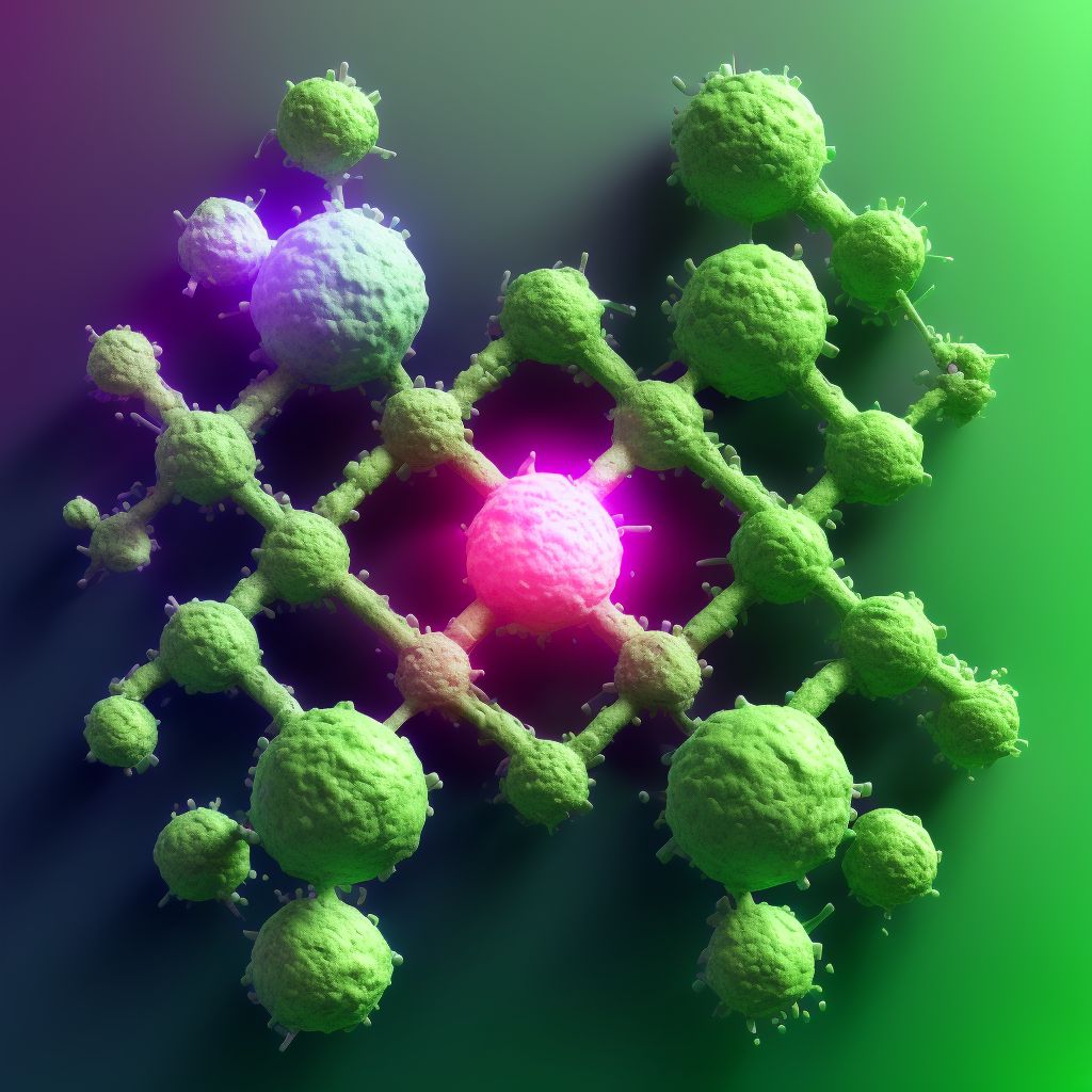 Toxic effect of other halogen derivatives of aromatic hydrocarbons, intentional self-harm, sequela digital illustration