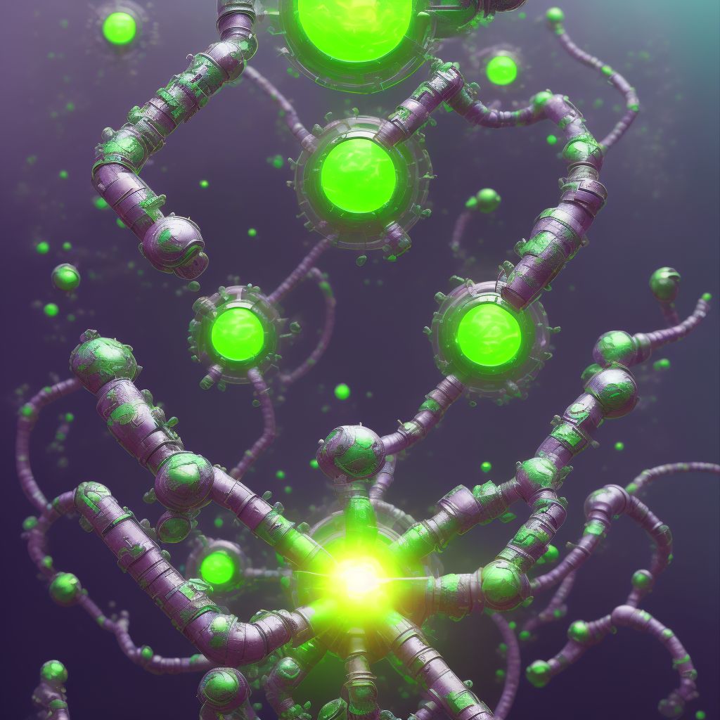 Toxic effect of other halogen derivatives of aromatic hydrocarbons, undetermined, initial encounter digital illustration