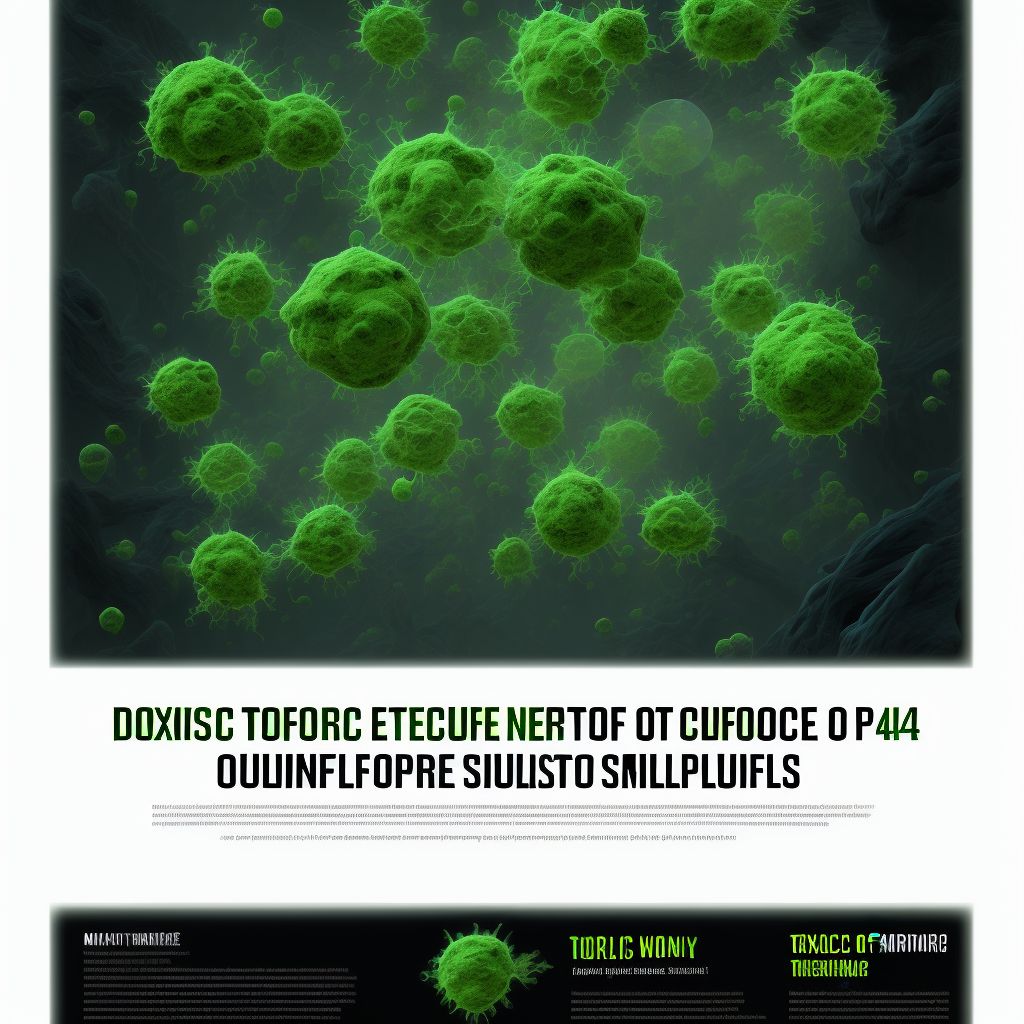 Toxic effect of sulfur dioxide, undetermined, subsequent encounter digital illustration