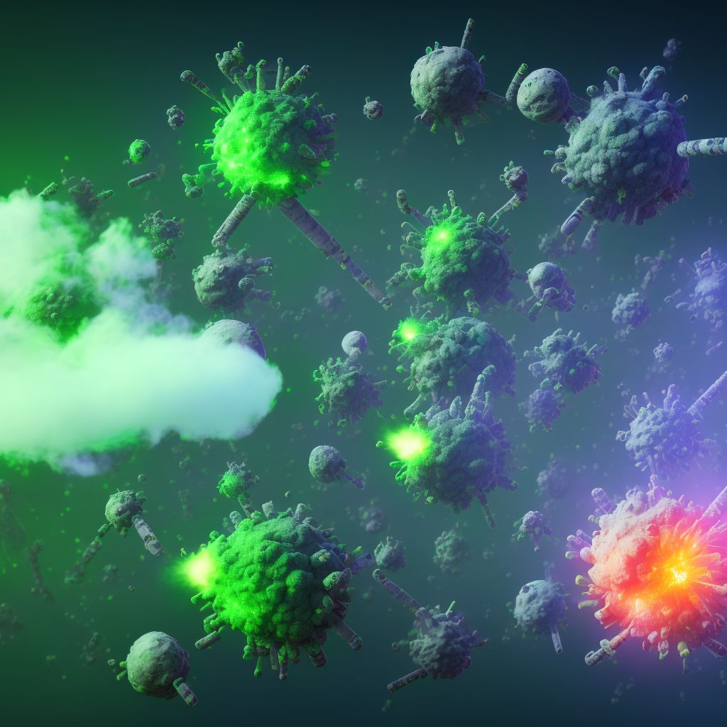 Toxic effect of other specified gases, fumes and vapors, assault, initial encounter digital illustration