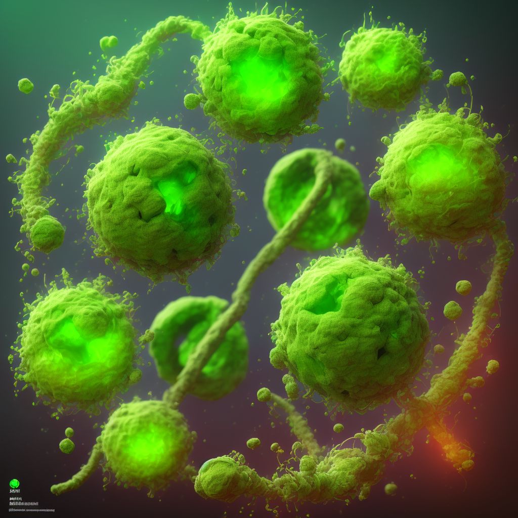 Toxic effect of other ingested (parts of) plant(s), accidental (unintentional), sequela digital illustration