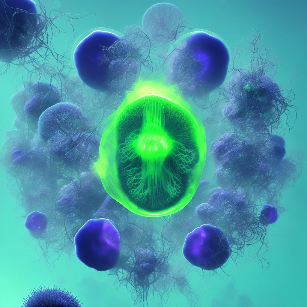 Toxic effect of contact with other jellyfish, accidental (unintentional), subsequent encounter digital illustration