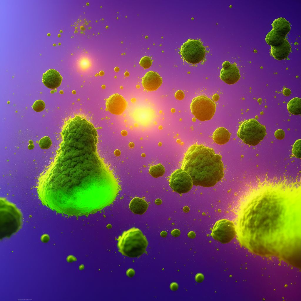 Toxic effect of other mycotoxin food contaminants, accidental (unintentional), initial encounter digital illustration