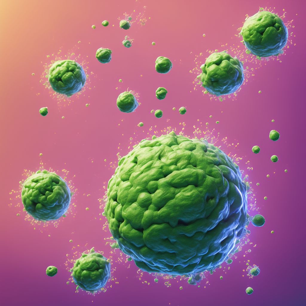 Toxic effect of other mycotoxin food contaminants, undetermined, subsequent encounter digital illustration