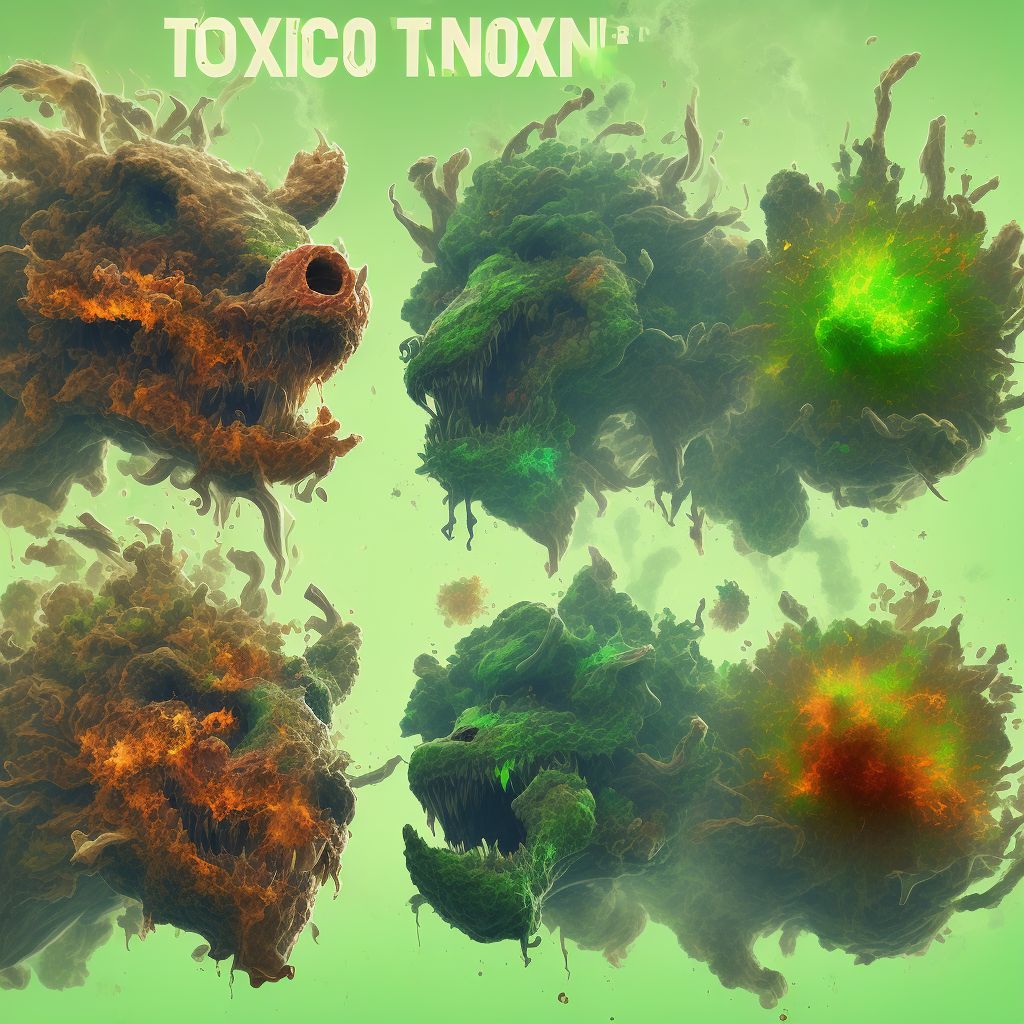 Toxic effect of other tobacco and nicotine, accidental (unintentional), initial encounter digital illustration