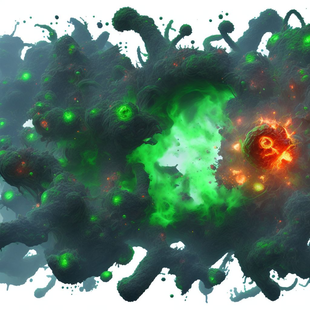 Toxic effect of nitroglycerin and other nitric acids and esters, assault, subsequent encounter digital illustration