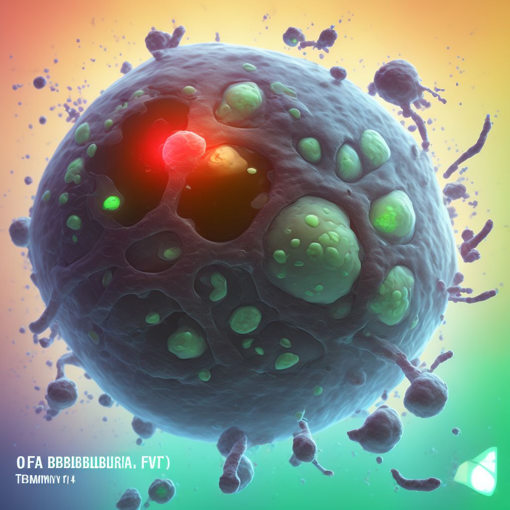 Fat embolism (traumatic), initial encounter digital illustration