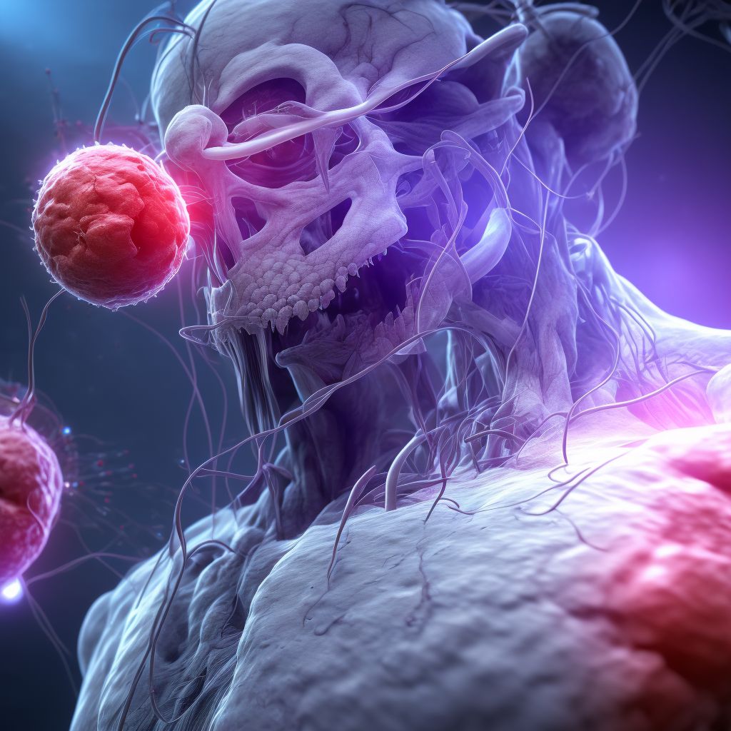 Bloodstream infection due to central venous catheter, initial encounter digital illustration