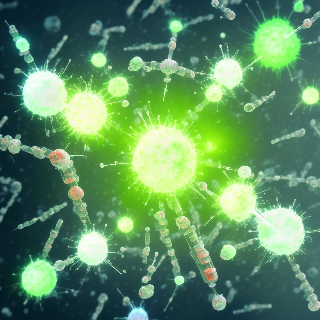 Other serum reaction due to vaccination, subsequent encounter digital illustration