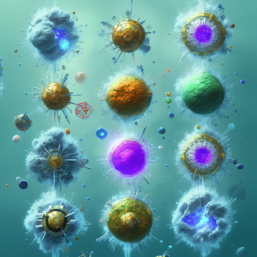 Other complications following infusion, transfusion and therapeutic injection, subsequent encounter digital illustration