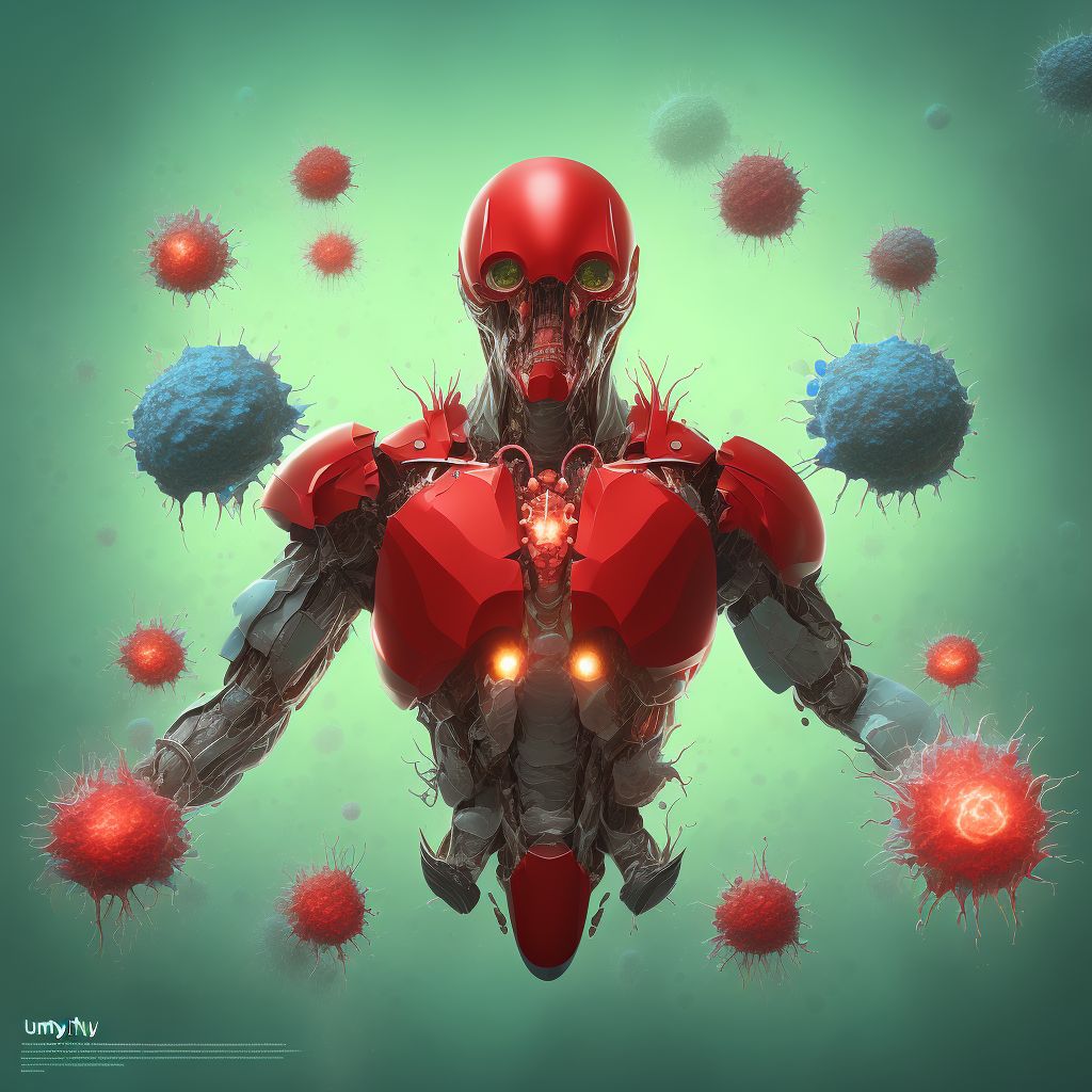 Acute hemolytic transfusion reaction, unspecified incompatibility, initial encounter digital illustration