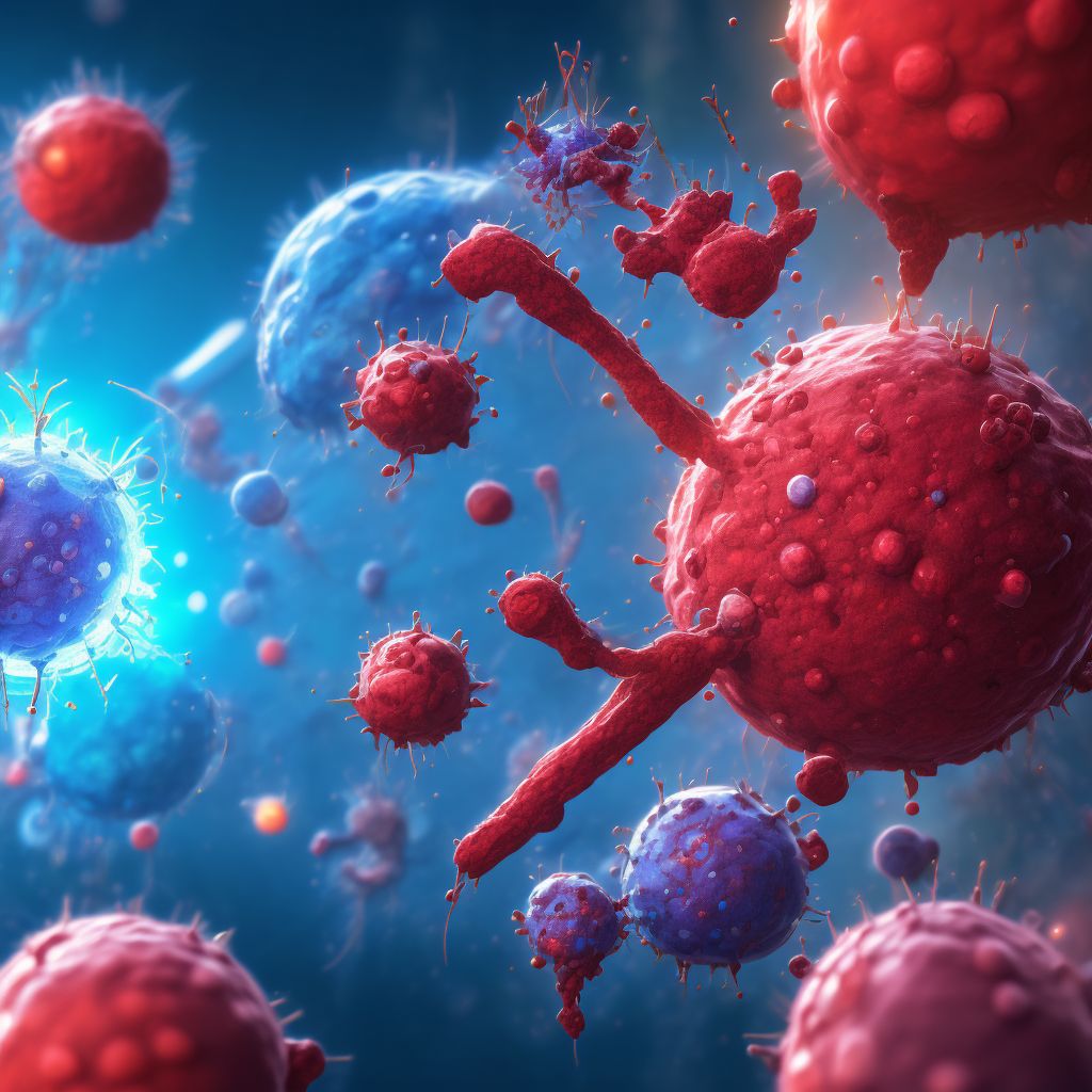 Delayed hemolytic transfusion reaction, unspecified incompatibility, sequela digital illustration