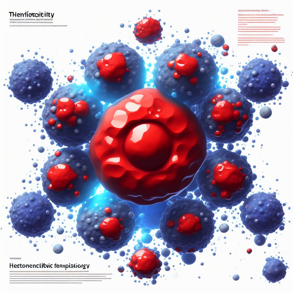 Hemolytic transfusion reaction, unspecified incompatibility, unspecified as acute or delayed, sequela digital illustration