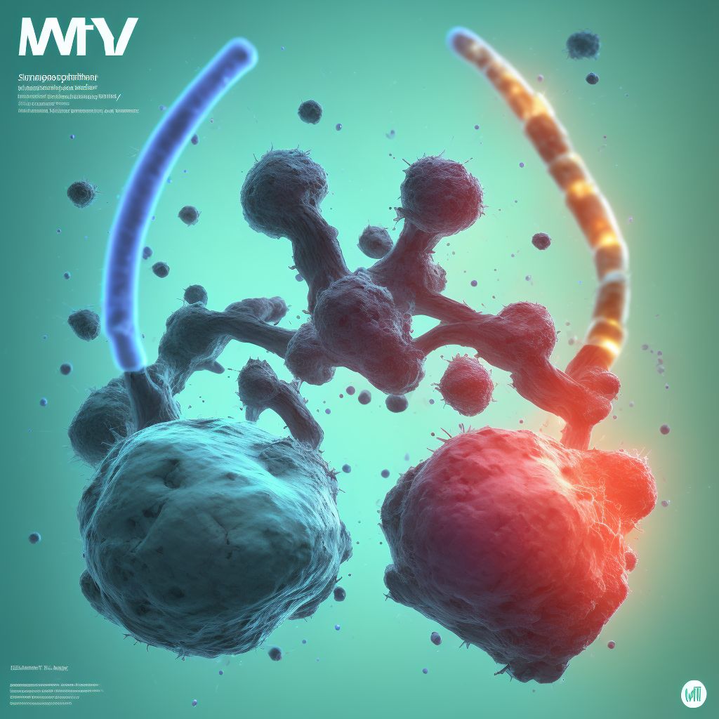 Emphysema (subcutaneous) resulting from a procedure, subsequent encounter digital illustration