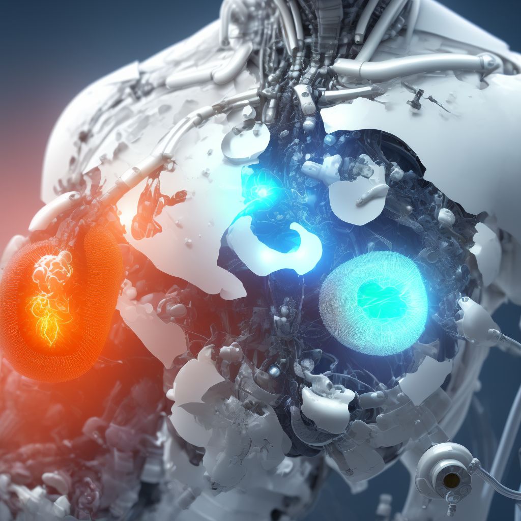 Other mechanical complication of heart valve prosthesis, subsequent encounter digital illustration