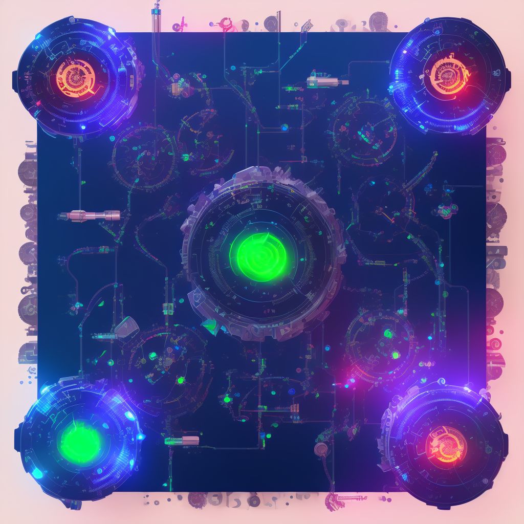 Breakdown (mechanical) of cardiac pulse generator (battery), sequela digital illustration