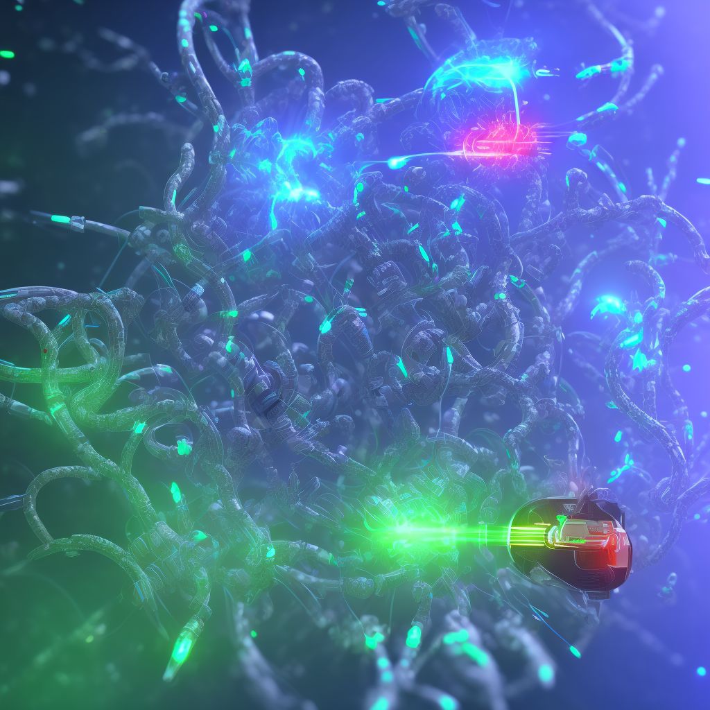 Displacement of cardiac pulse generator (battery), sequela digital illustration