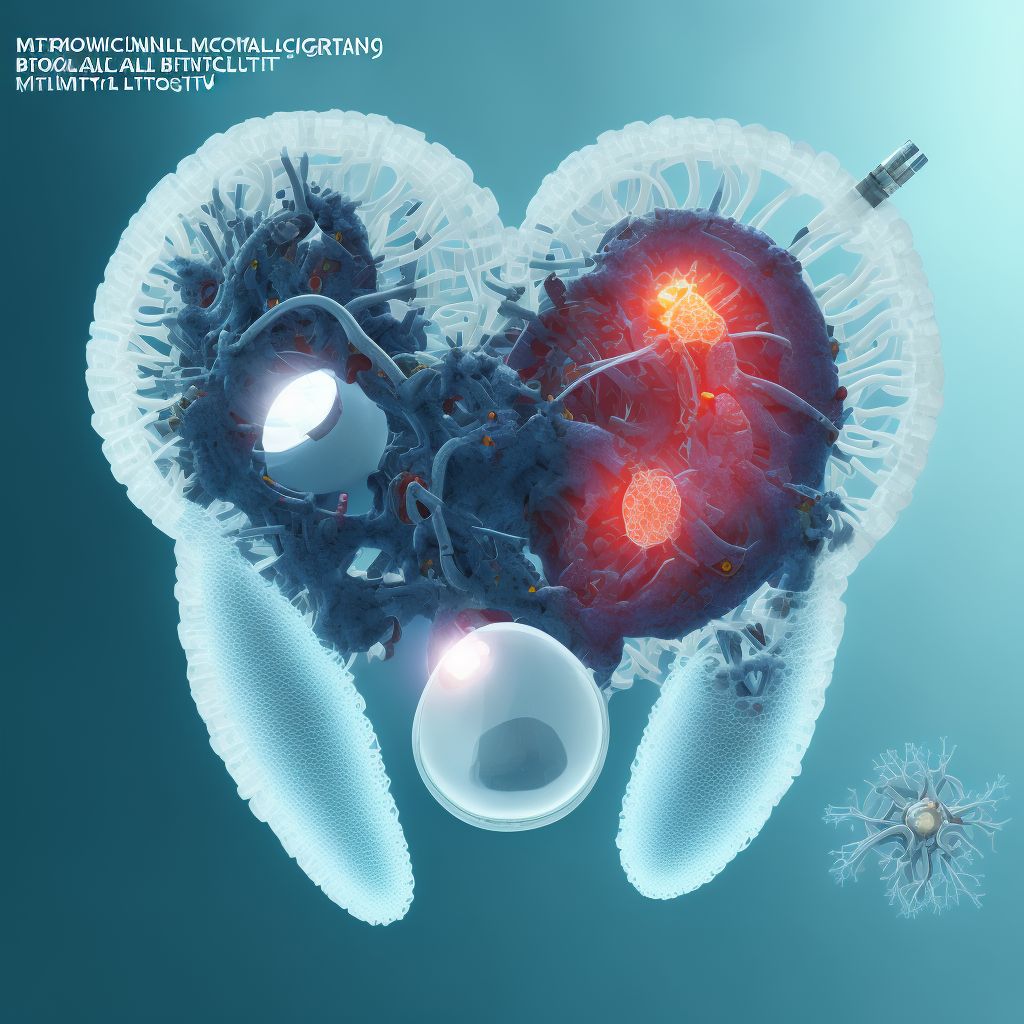 Breakdown (mechanical) of biological heart valve graft, subsequent encounter digital illustration