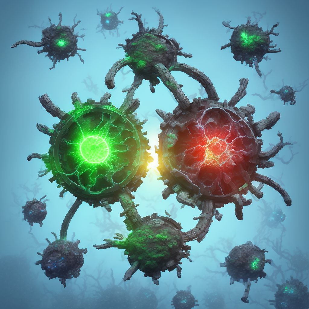 Breakdown (mechanical) of unspecified vascular grafts, initial encounter digital illustration