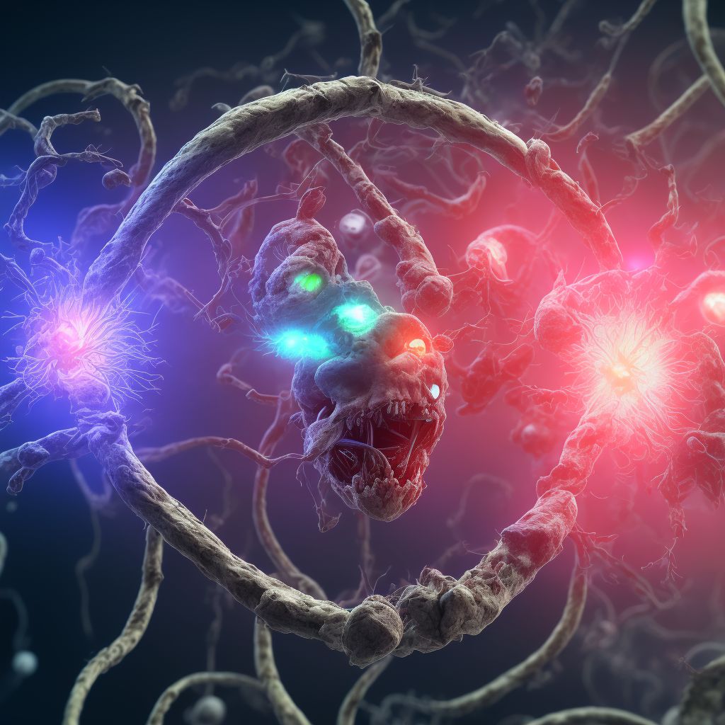 Displacement of surgically created arteriovenous shunt, initial encounter digital illustration