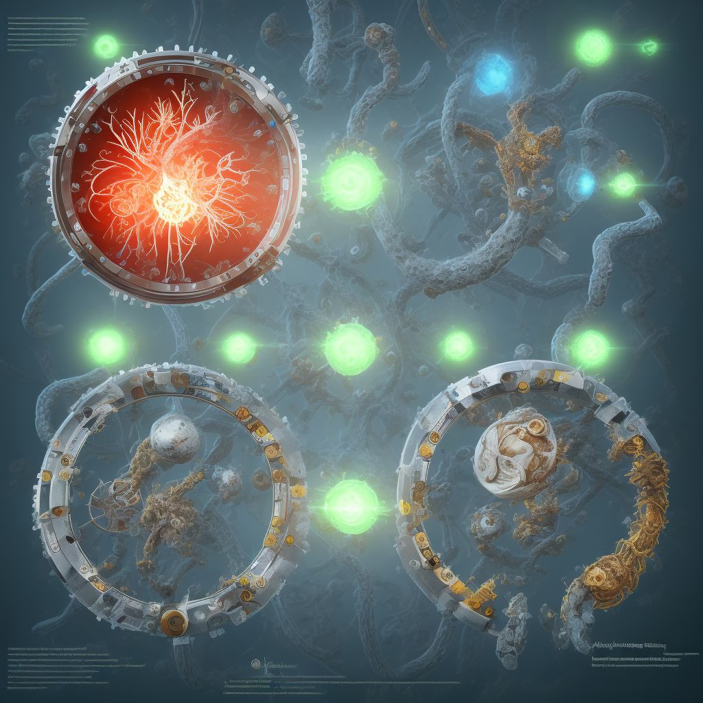 Other mechanical complication of surgically created arteriovenous fistula, sequela digital illustration