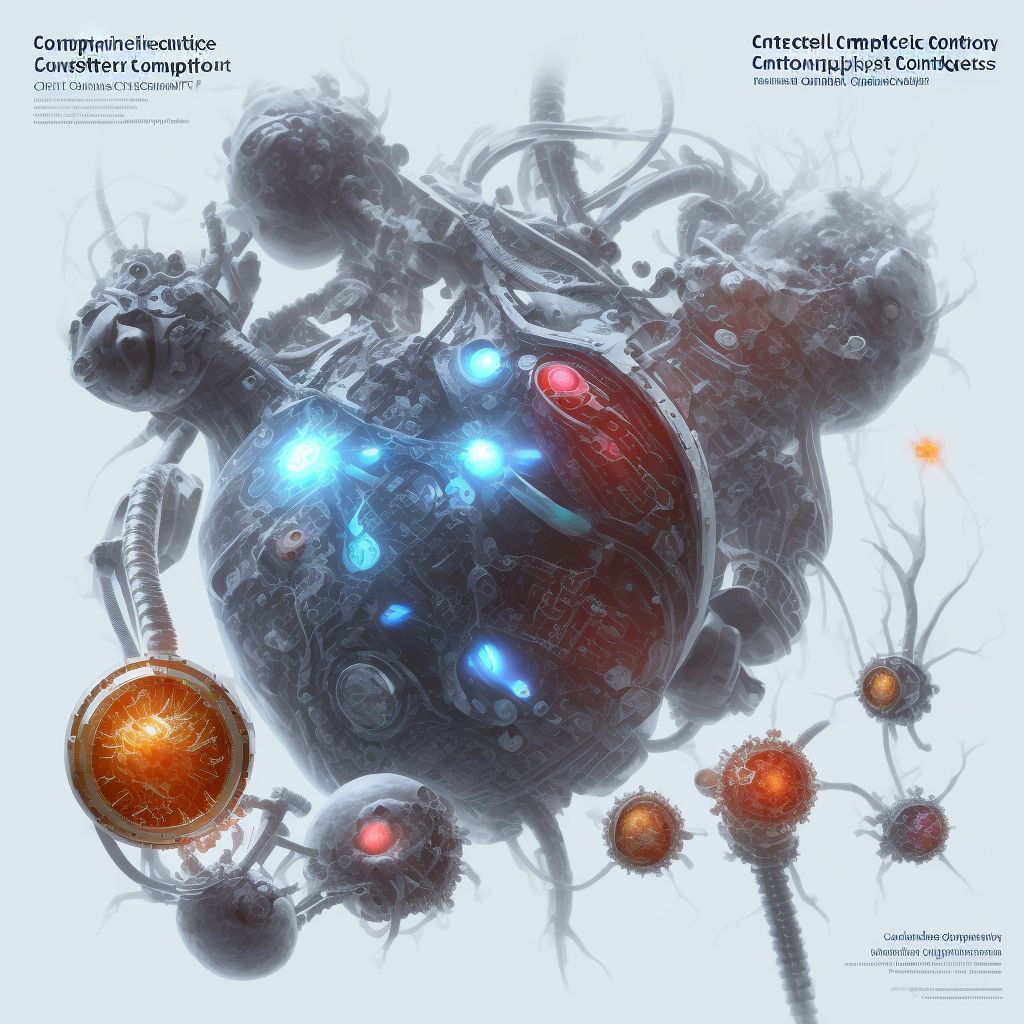 Other mechanical complication of cystostomy catheter, initial encounter digital illustration